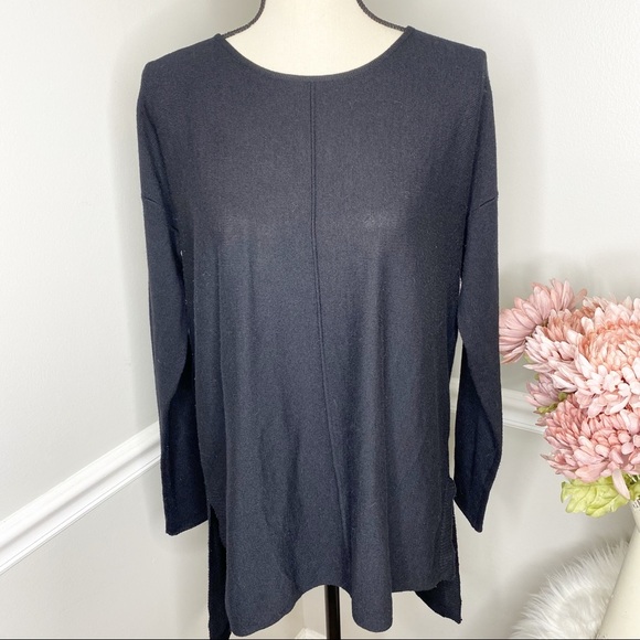 KERISMA Black oversized wool sweater - Picture 1 of 7